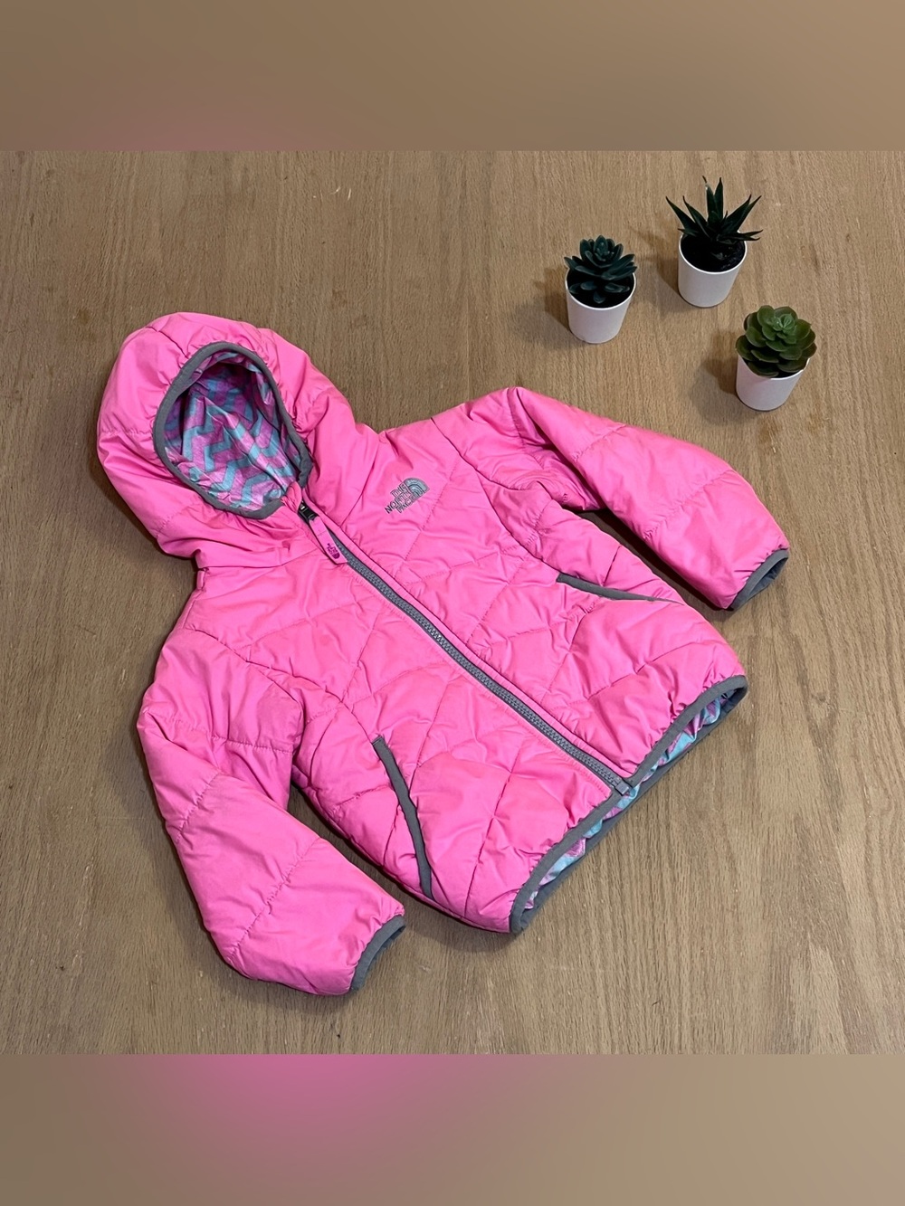 The North Face Toddler Reversible Hooded Winter Jacket